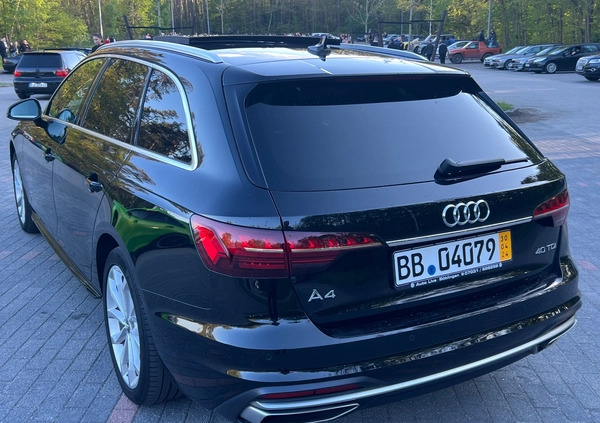 Audi A4 cena 139900 przebieg: 122900, rok produkcji 2020 z Góra małe 781